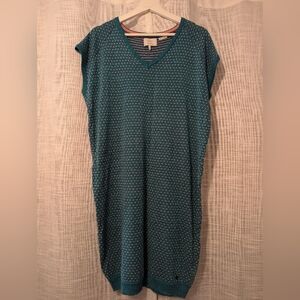 Nümph teal knit dress - Small